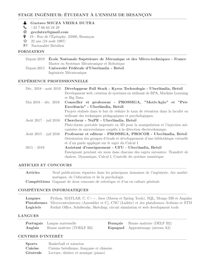 do ai resume engineering , career profile optimization