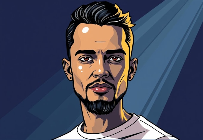 make unique and cool vector art portrait of you