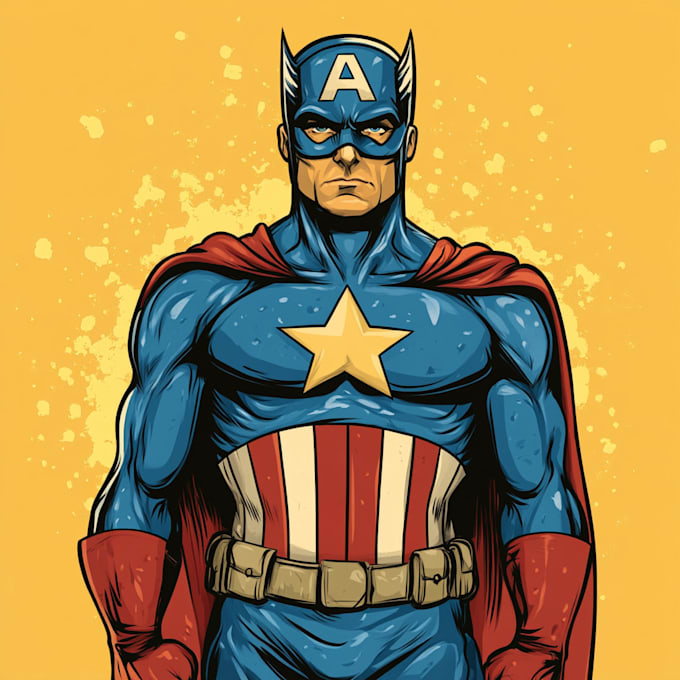 draw amazing couple superhero character