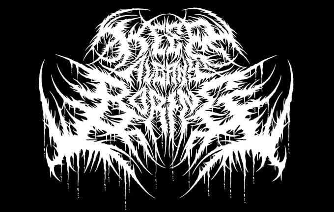 draw custom death metal logo for your need