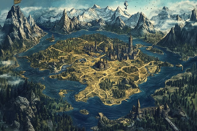 do you rpg fantasy map