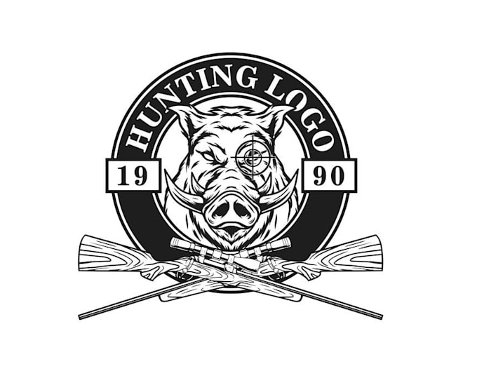 design high quality hunting t shirt logo with creative concepts