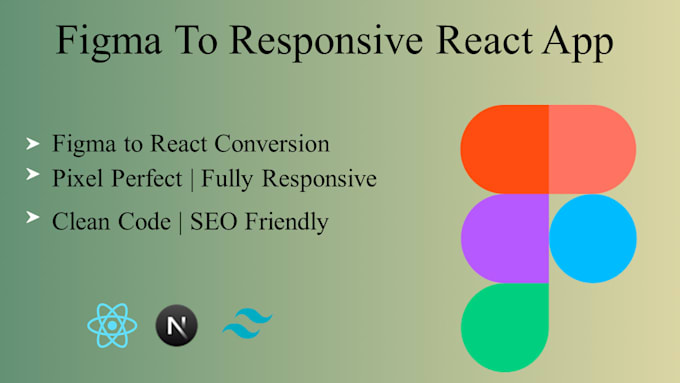 convert your figma design into a responsive react app