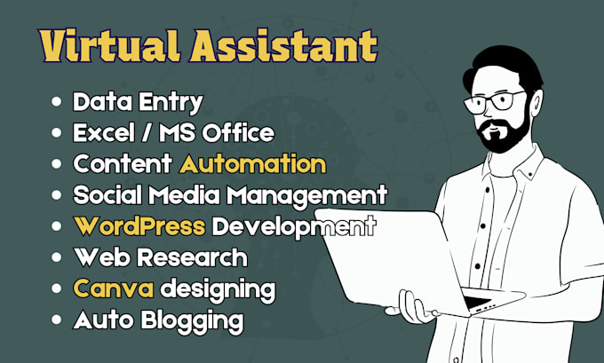 be your expert virtual assistant for automation, data entry, and wp solutions