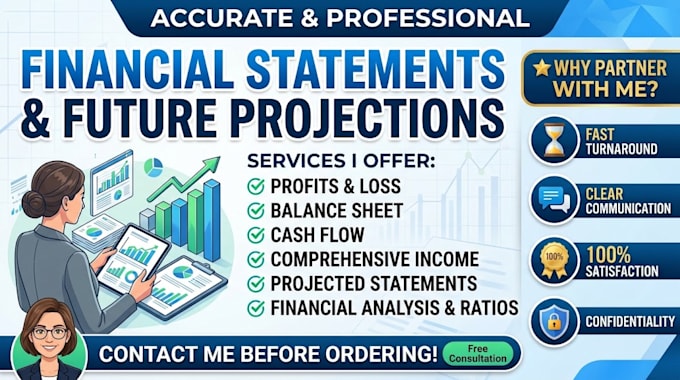 prepare financial statements, profit and loss, income statement