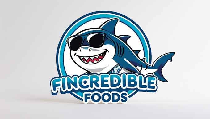 do shark mascot logo for you with my on creativity