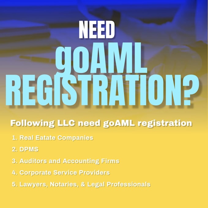 do uae aml registration and compliance