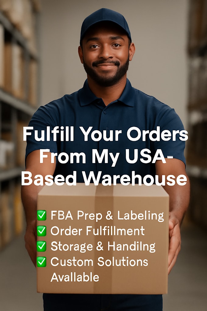 fulfill your orders from my USA based warehouse