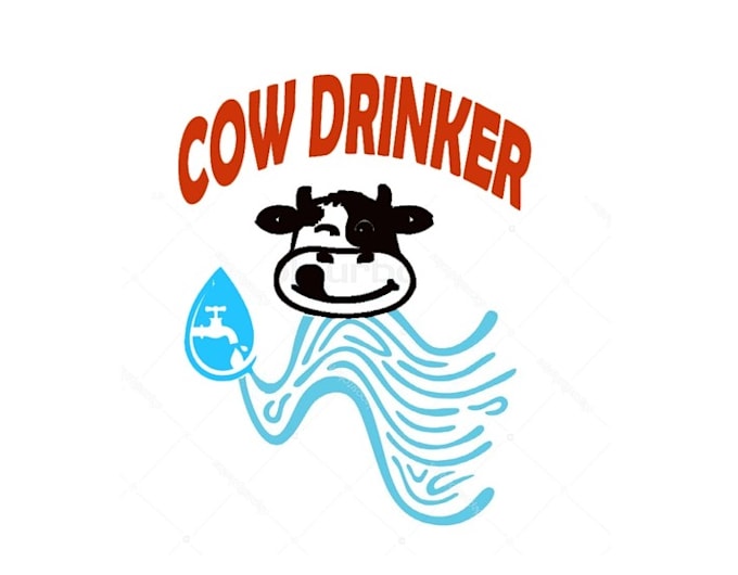 design innovative premium drinker logo for beef cattle