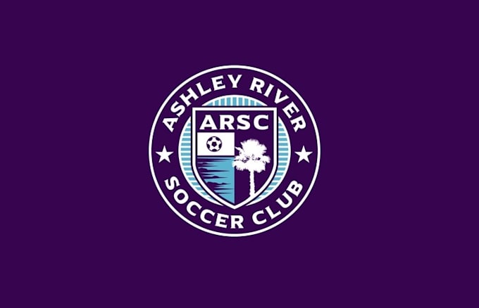 design ashley river soccer club logo