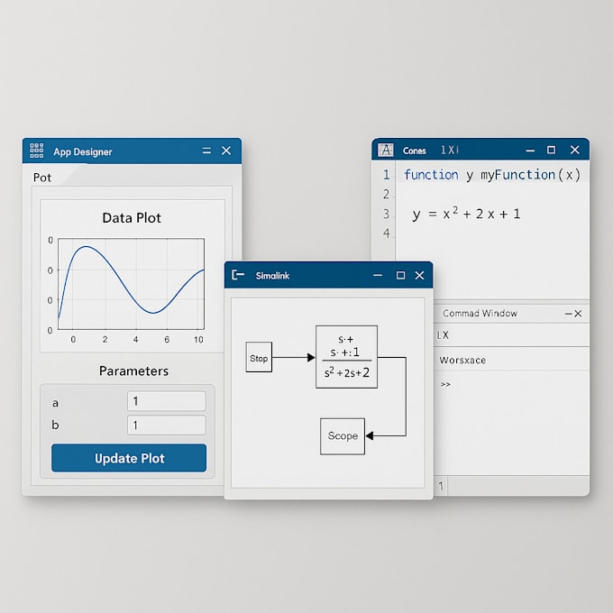 Provide matlab scripting, gui design, and simulink solutions by Ahsanul ...