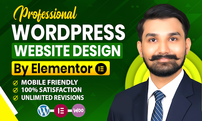 design hvac, plumbing,construction, roofing website using wordpress elementor