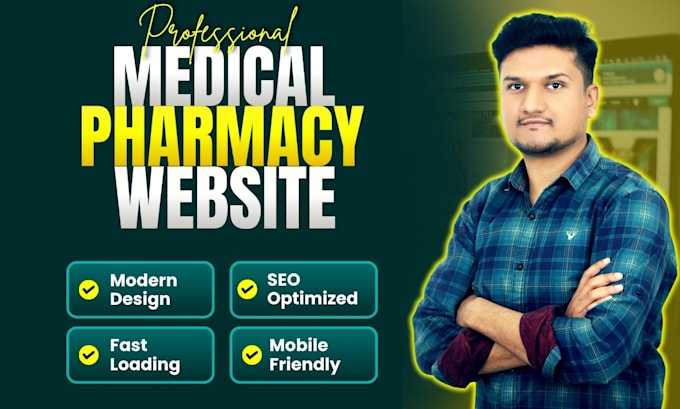 create a pharmacy website for medical or pharmaceutical company