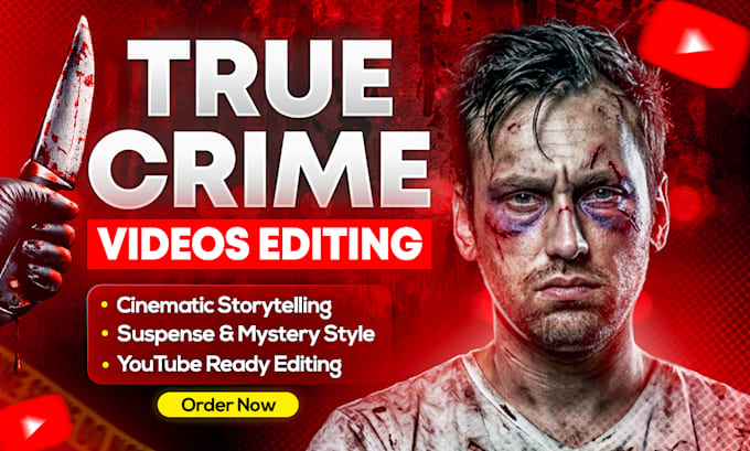 create true crime youtube , documentry and mystery videos