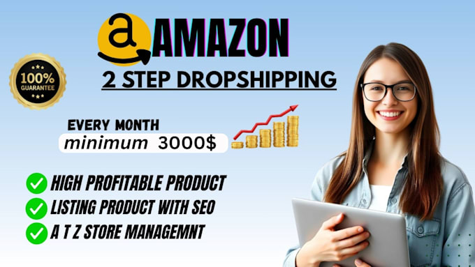do 2 step amazon dropshiping full store mangement fbm