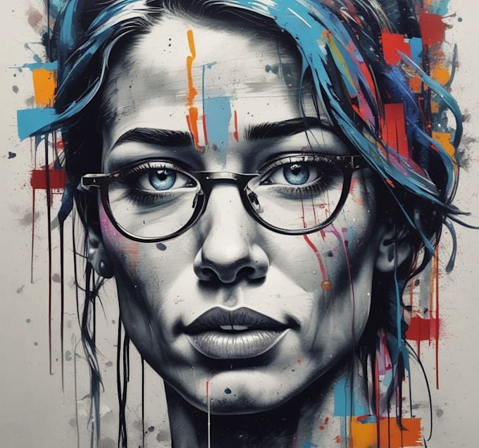 create unique street art graffiti collage