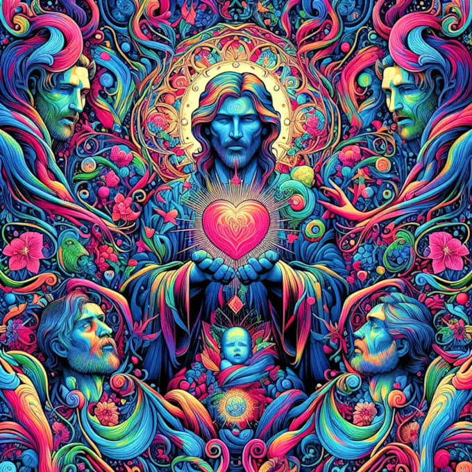 create a trippy ai music video with psychedelic visual and storytelling