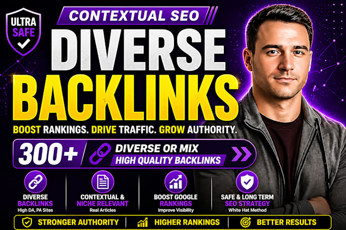diverse backlinks white hat and manual seo contextual