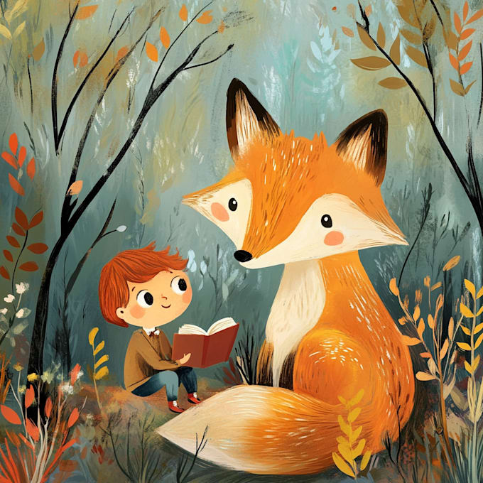 draw children book illustration