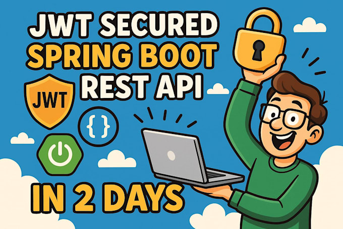 jwt secured spring boot rest API in 2 days
