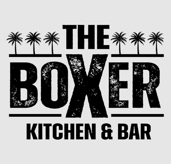design boxer logo with express delivery