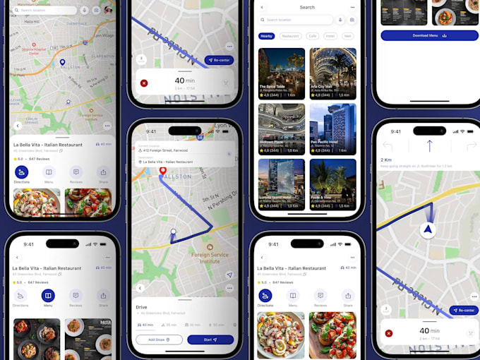 develop gps location app, geolocation app, map navigation app, gps tracker app