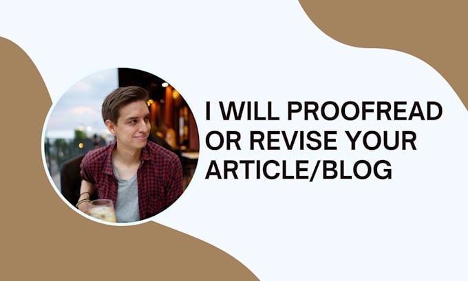 proofread and edit your english blog posts and articles