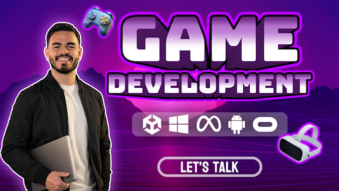 do game development in 3d, 2d, VR game by unity game developer