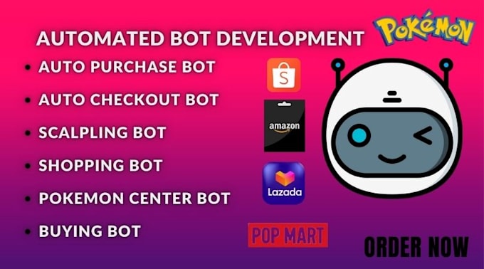 do auto purchase bot, shopping bot, auto checkout bot, popmart bot, buying bot