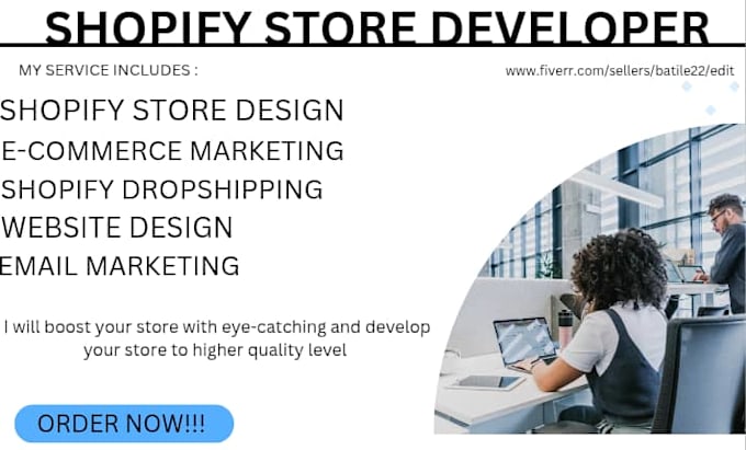 do shopify marketing, etsy, redbubble, teepublic, and spreadshirt promotion