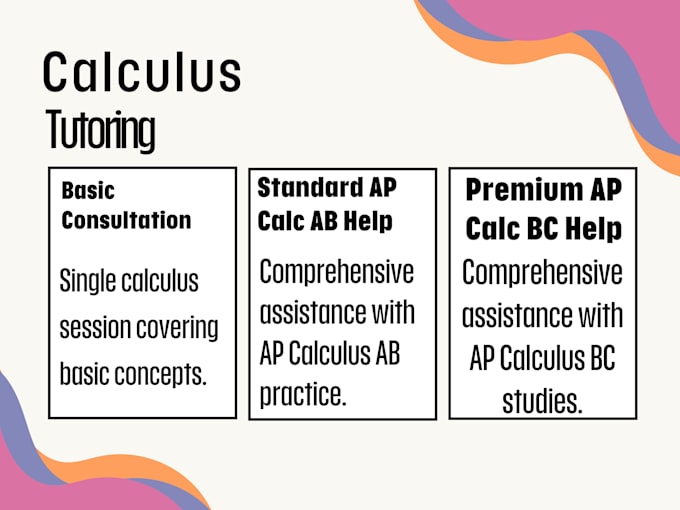tutor calculus and advanced math