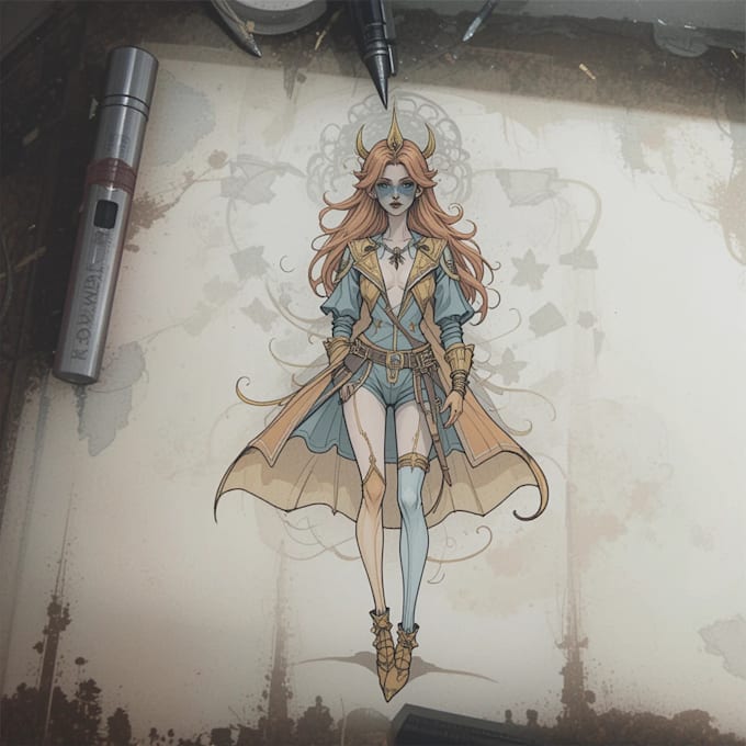 make your fantasy character, rpg character or portrait