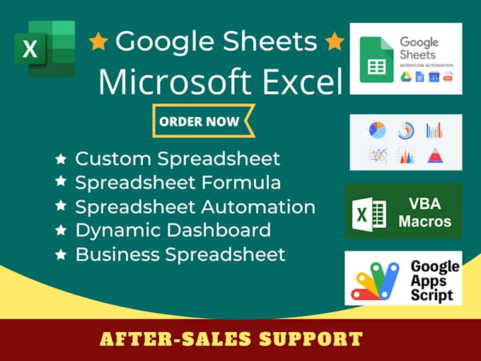 Automate tasks in google sheets or excel with custom scripts by