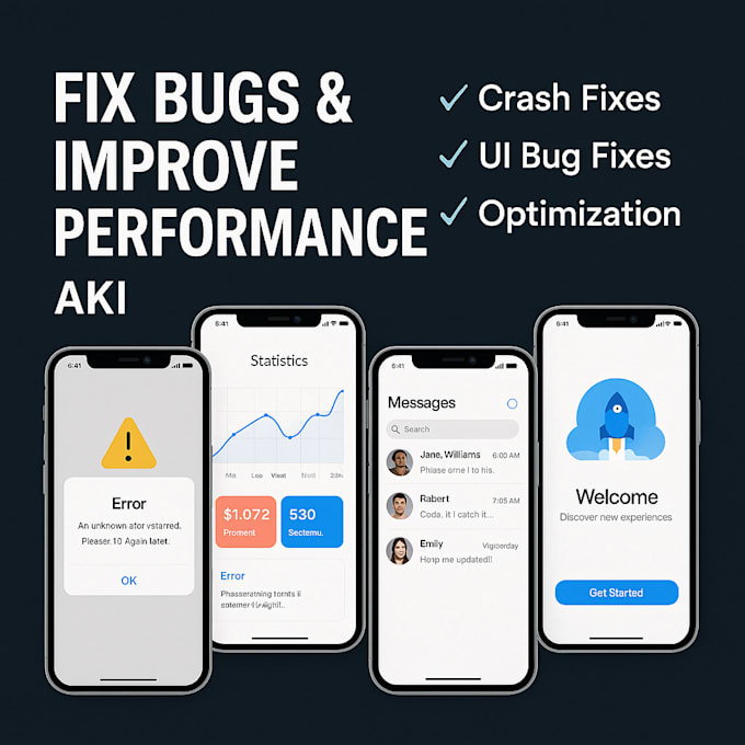 fix ios app crashes, UI bugs and performance issues in swift