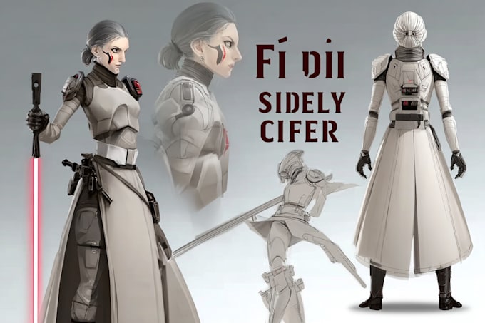 design your sci fi and star wars character