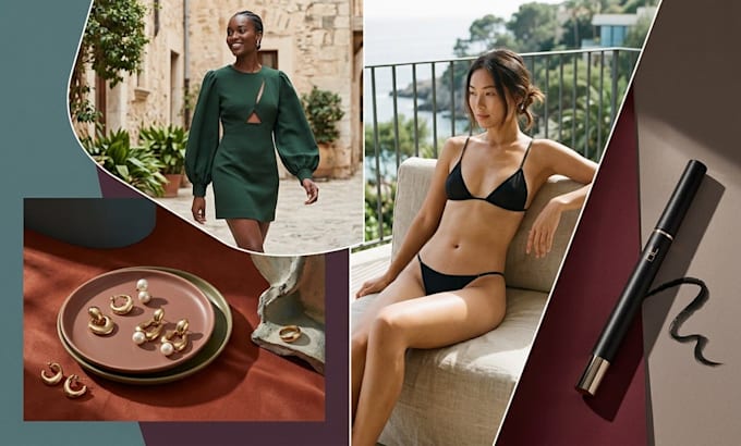 create ai product photography with ai realistic model