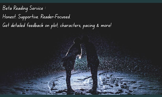 beta read your book with honest feedback
