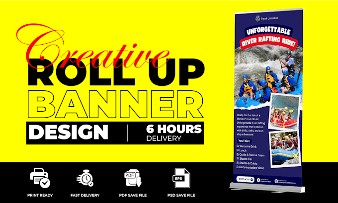 make roll up banner design custom retractable banner