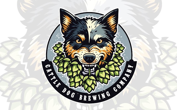 create original attractive dog logo design