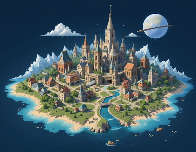 create your fantasy city map