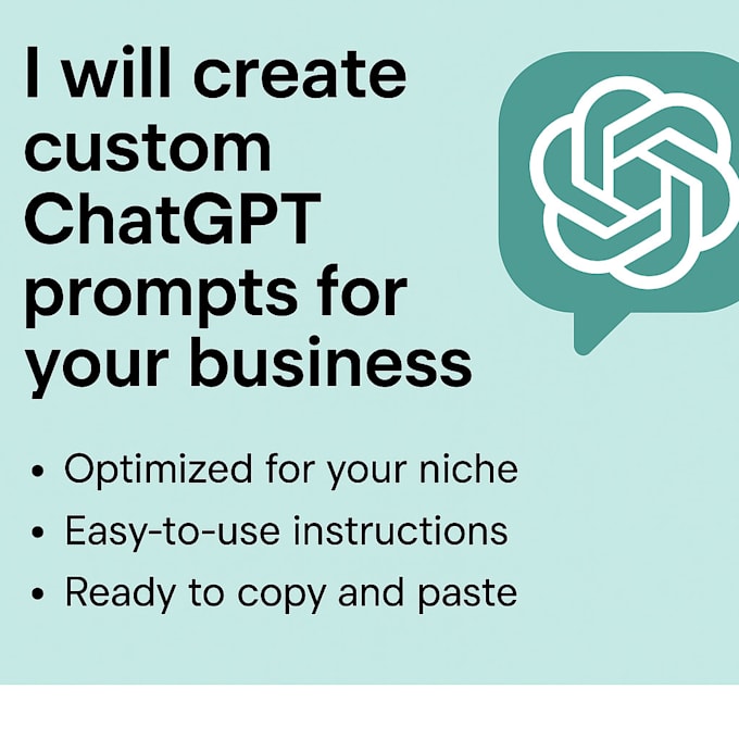 create custom chatgpt prompts for your business