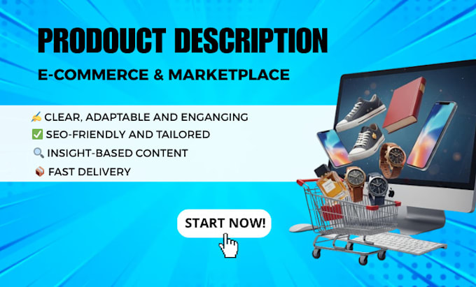 make copy for product and write content for your e commerce