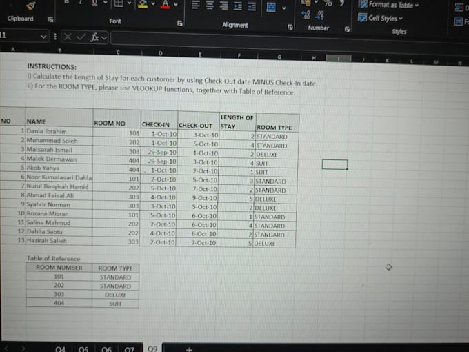 handle any problem of data using excel