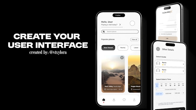 make a user interface prototype for you