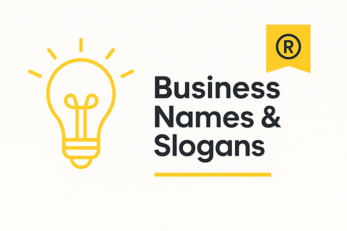 create catchy business names, slogans, and taglines
