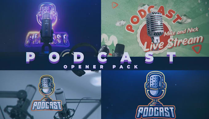 design modern minimalist podcast logo design