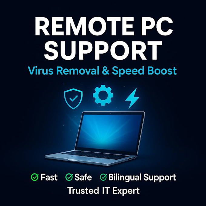 fix your slow computer and remove viruses remotely