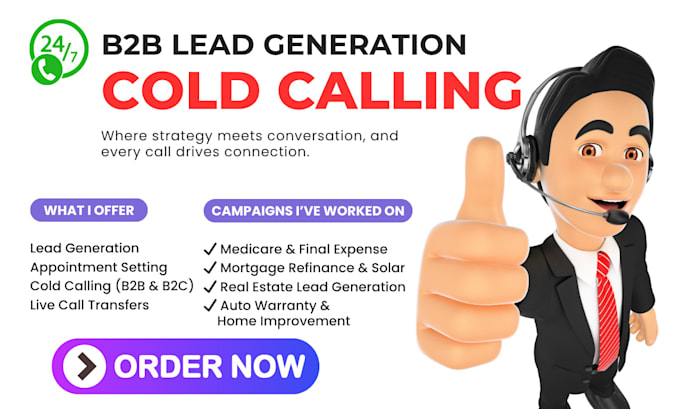 do b2b cold calling, telemarketing, appointment setting and lead generation