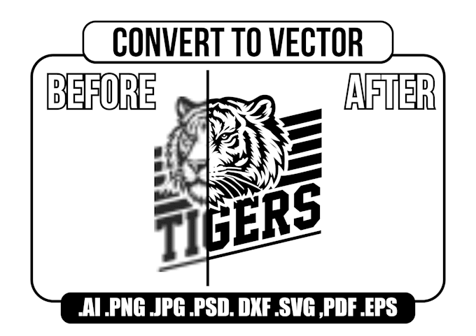 clean up old logo to vector