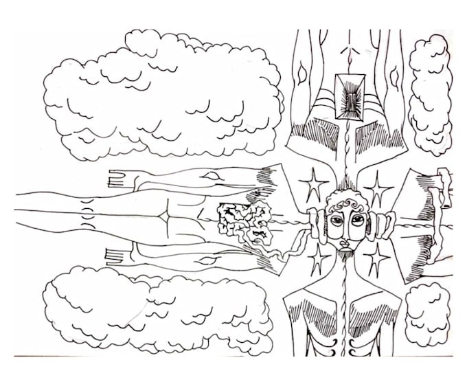 create hand drawn and funky illustrations for you